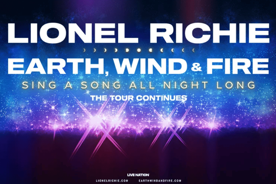 Lionel Richie and Earth, Wind, & Fire are performing at First Horizon Coliseum on July 18, 2026.